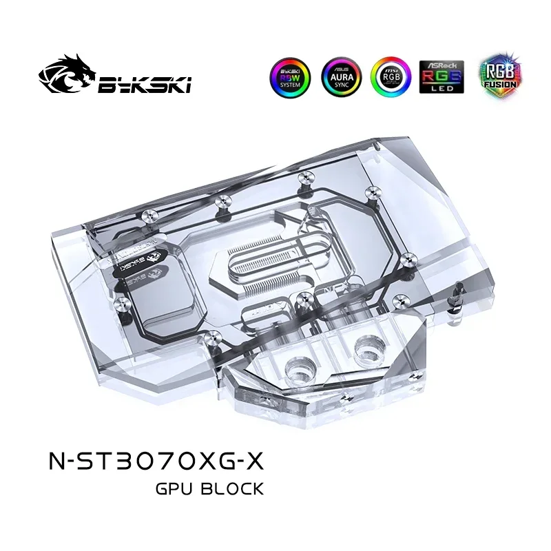 Bykski N-ST3070XG-X,RGB GPU Water Block For ZOTAC Geforce RTX 3070 X GAMING OC 8G/Twin Edge/ZOTAC 3060/3060ti Video Card