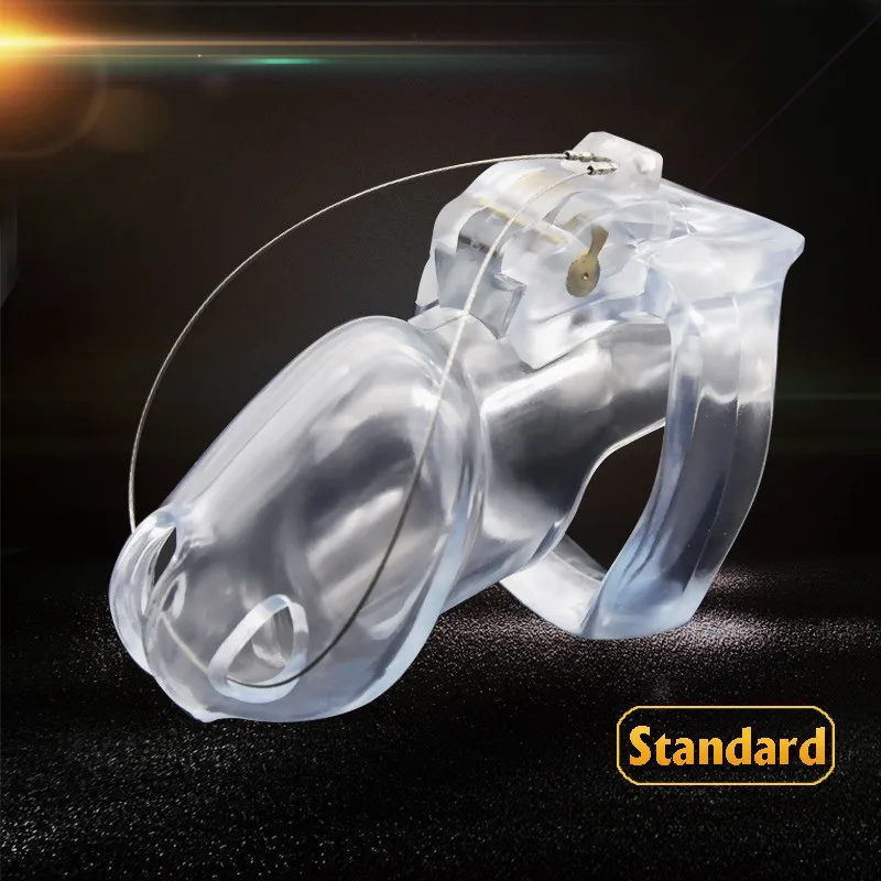 Chastille masculine HT-V4 Prince Albert Lock PA Piercing mâle résine Cage de chasteté produits pour adultes jouets Sexy pour hommes pour Sissys Sextoy