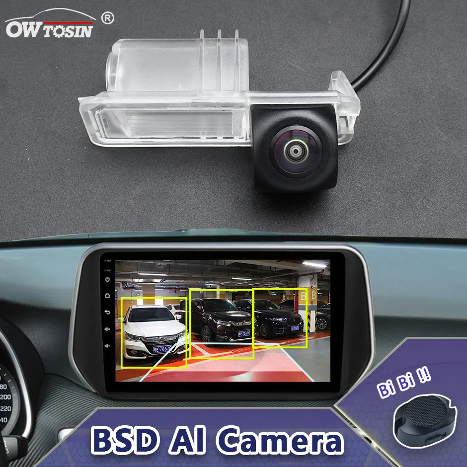 

1920x1080P AHD AI Car Vehicle view Camera For VW Scirocco R/GTS 20014 2015 2016 2017 2018 BSD Blind Spot Radar Alarm Monitor