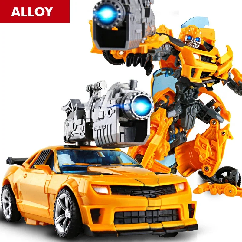 20cm Toys Robot Car Alloy Plastic Action Figure  Dinosaur Model Deformed Robocar Children Toys For Boy Gift