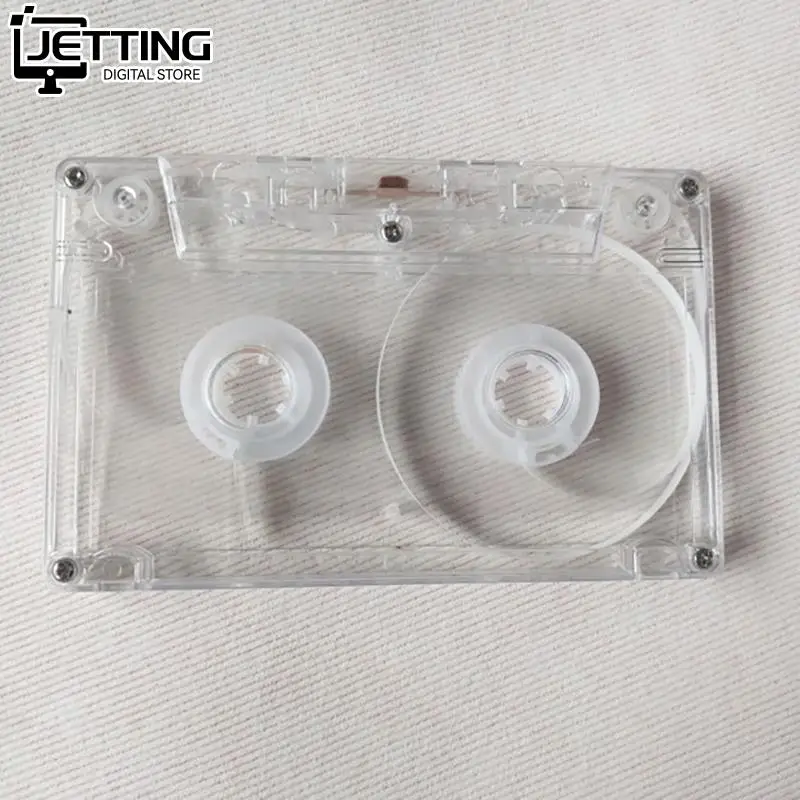 Color Transparent Tape Case Plastic Audio Magnetic Audio Recording Cassette Tape Shell Empty Reel To Reel Cassette(no Tape)