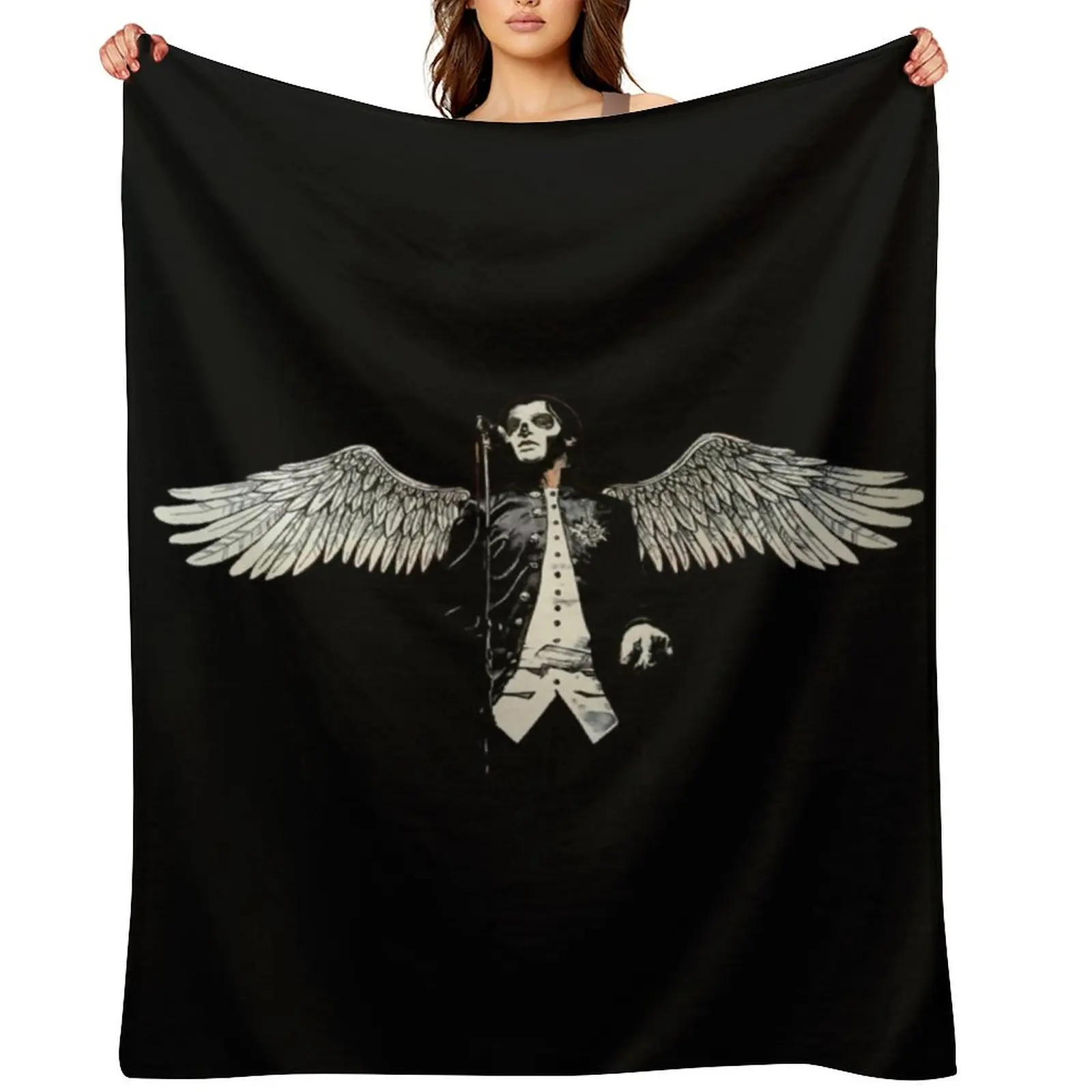 

Guardian Angel Papa Emeritus III Classic . Throw Blanket Cute Decorative Sofa Picnic Sofas Blankets