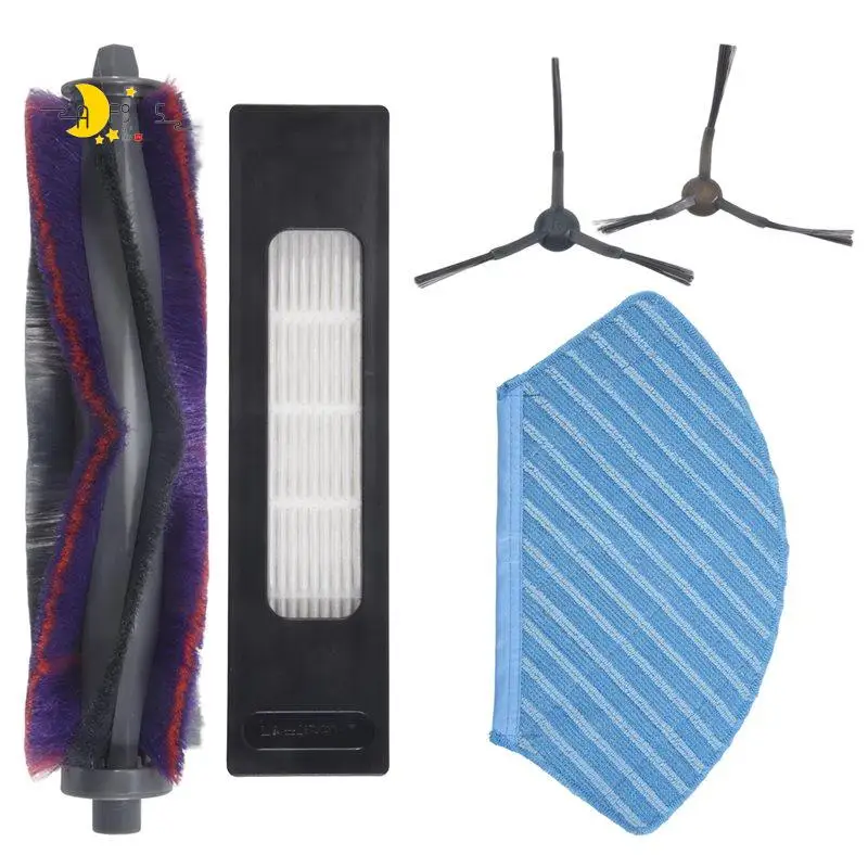 

Запасные части для робота-пылесоса Midea M7/M7 Pro: щетка, HEPA-фильтр, тряпка для влажной уборки (модель AF95)