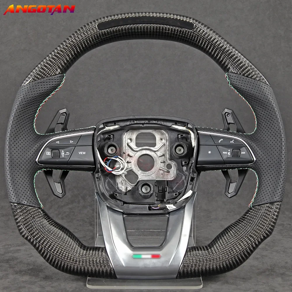 

For Lamborghini Urus Steering Wheel Carbon Fiber Italy Alcantara Leather Sport Wheel 2018 Model Steering Wheel