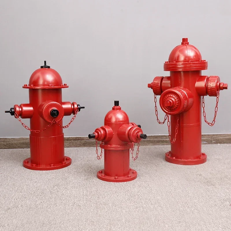 Retro iron fire hydrant ornaments creative bar photo studio shooting props modern industrial style home decoration accessories