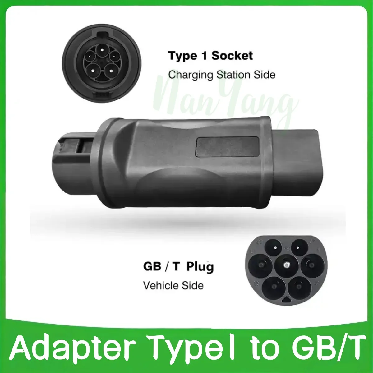 Adapter Convertor  EVSE Adaptor Type 1 to Type 2 EV  SAE J1772 to Tesla EV Charger Connector for type 2 GBT Electric Car