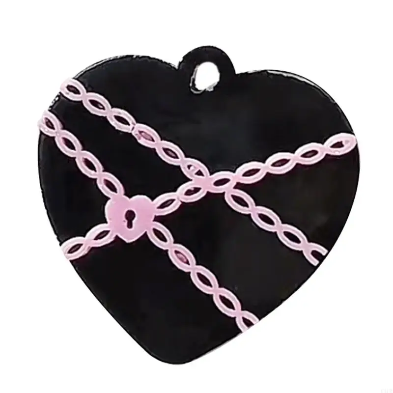 C1fe Heart Keychain Moule silicone Moule Keychain Charmes résine Moule résine Epoxy Moules moulage pour