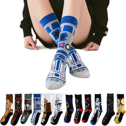 The Mandalorian Stocking Master Yoda R2-d2 Cosplay Socks Wookienovelty Men's Women Socks Spring Autumn Winter