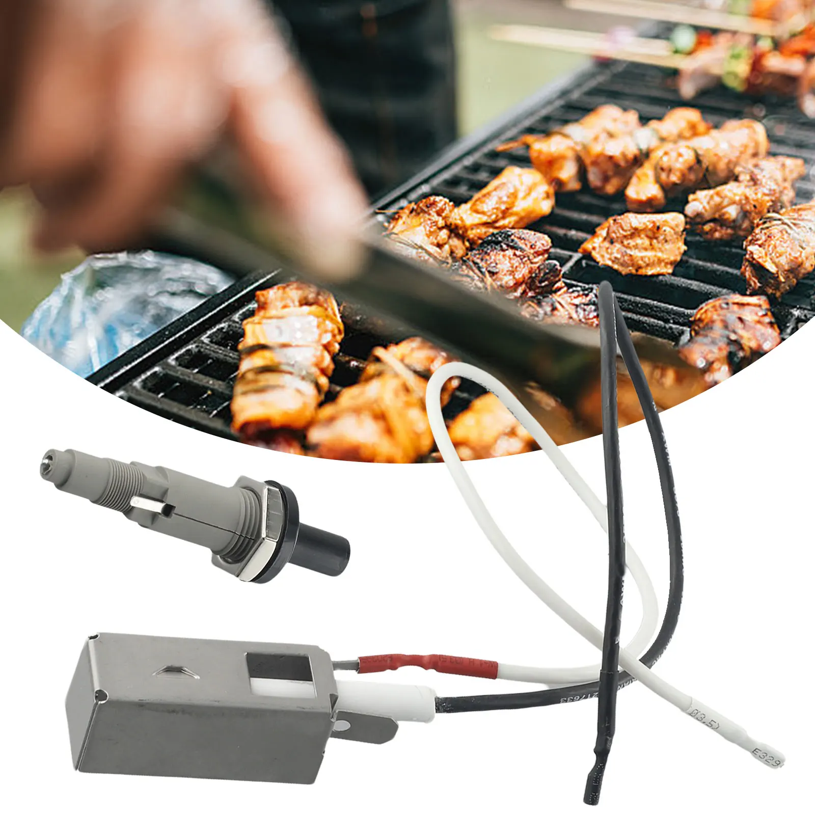 사이드 마운트 컨트롤패널 포함 완벽한 7509 그릴 교체품, 제네시스 I & II Pre 2002 모델, 스피릿 시리즈에 적합