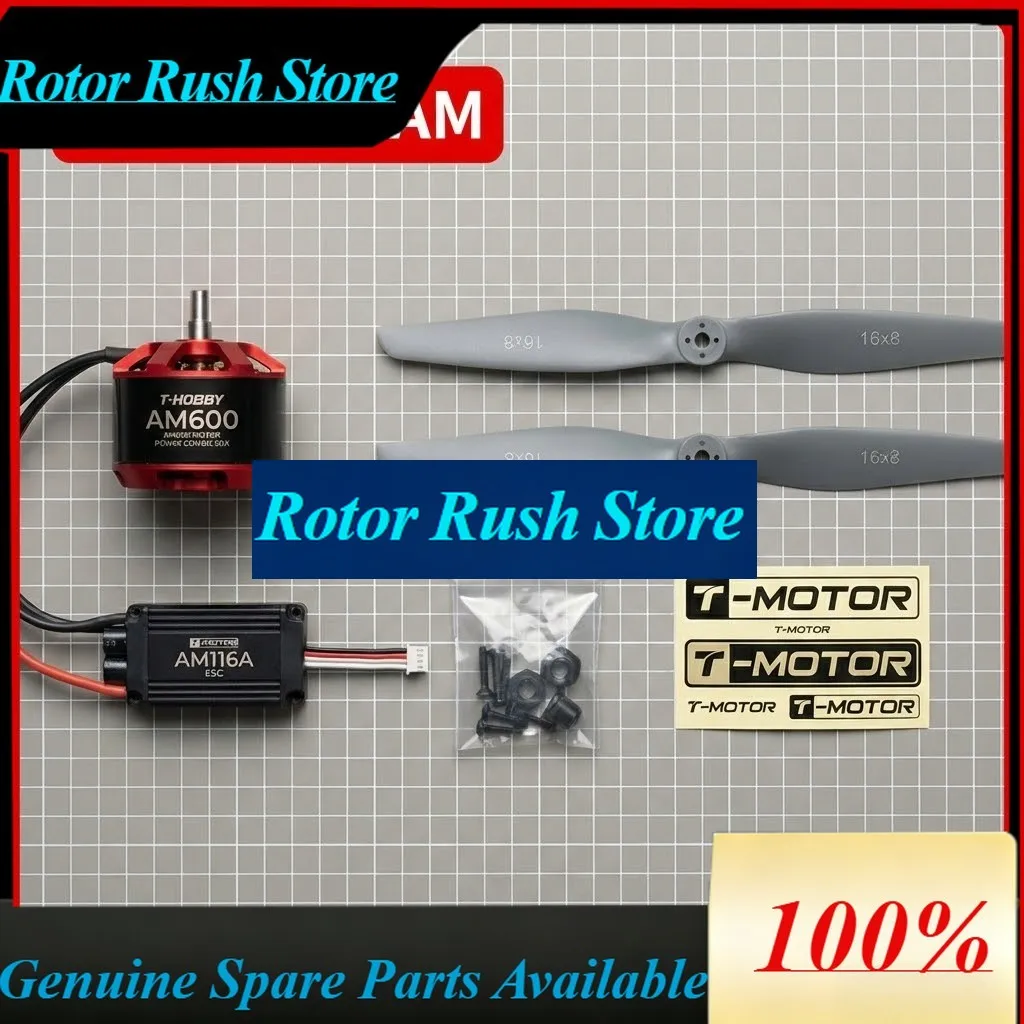 RoRusLarge Scale 3D Aerobatic Aircraft Power System T-HOBBY AM600 Motor+116A ESC+16*8 Carbon Prop Full Set