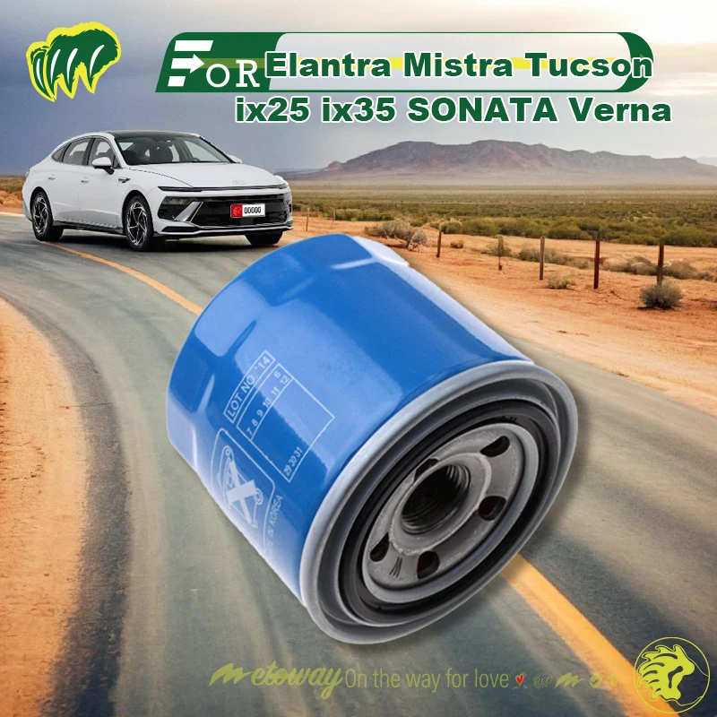 

For Hyundai Elantra Mistra Tucson ix25 ix35 SONATA Verna Engine Oil Filter Replace Filter Engine Oil Filter Element Filter Grid