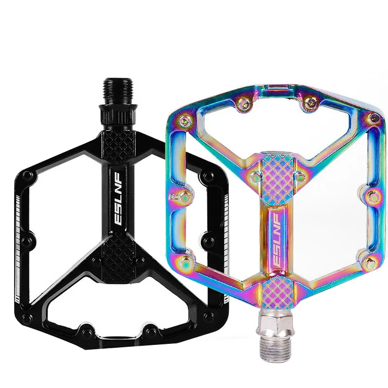 ESLNF 자전거 페달 CNC 알루미늄 합금 미끄럼 방지 MTB 로드 바이크 페달 넓은 페달 전문 자전거 액세서리 썸네일 6