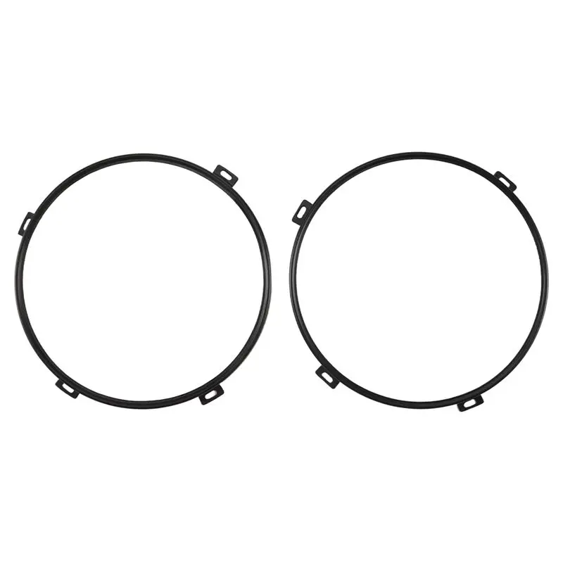 

2Pcs For Jeep Wrangler Jk Tj 07-17 7-Inch Led Headlight Round Ring Mounting Bracket For Headlight Mounting Lamp Holders-L94A