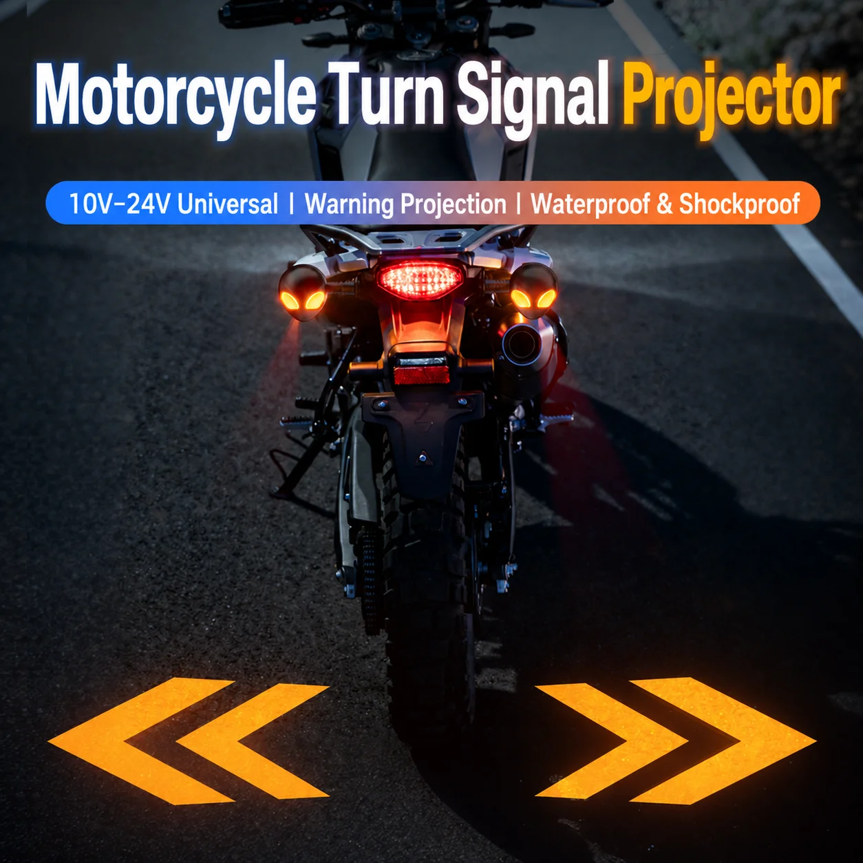Mini Led Skull Motorcycle Turn Signal Light with projection Blinker Indicators Turn Signal Lamp for honda yamaha kawasaki Honda