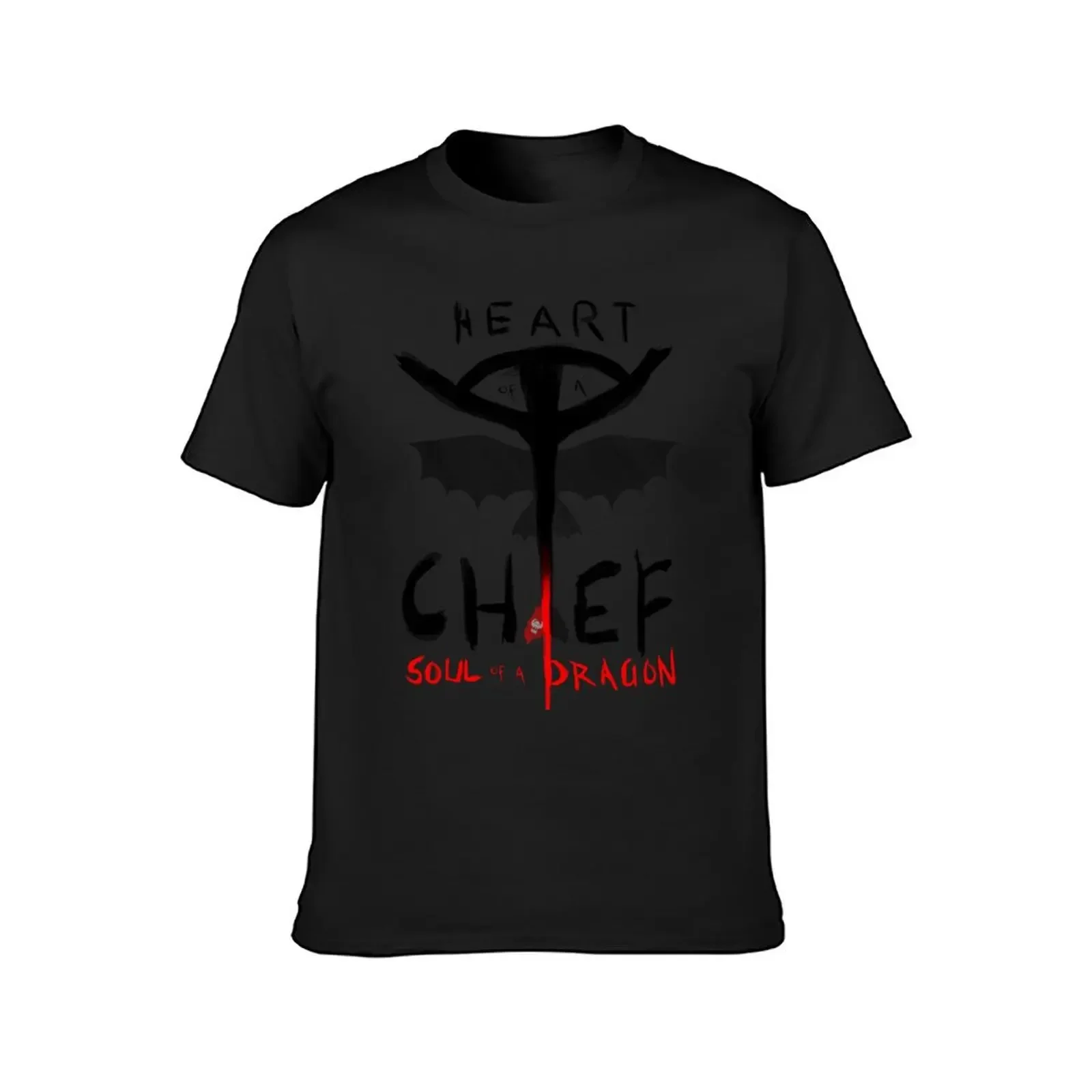 HEART of a CHIEF, SOUL of a DRAGON T-Shirt oversized t shirt vintage t shirts anime t shirts men clothings