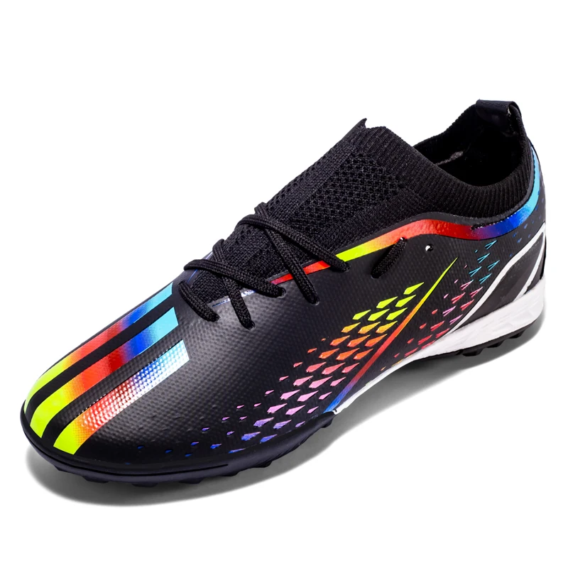 Men's football shoes TF low ankle lightweight outdoor training football shoes youth grass game sports shoes new style