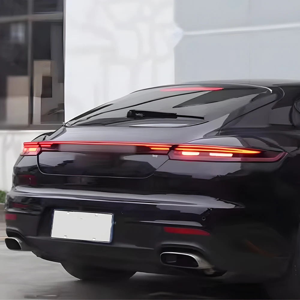 لبورشه باناميرا 970 2010-2016 Led مجموعة المصابيح الخلفية التلقائية ترقية تأثير بدء التشغيل الديناميكي من خلال ملحقات المصابيح الخلفية #6