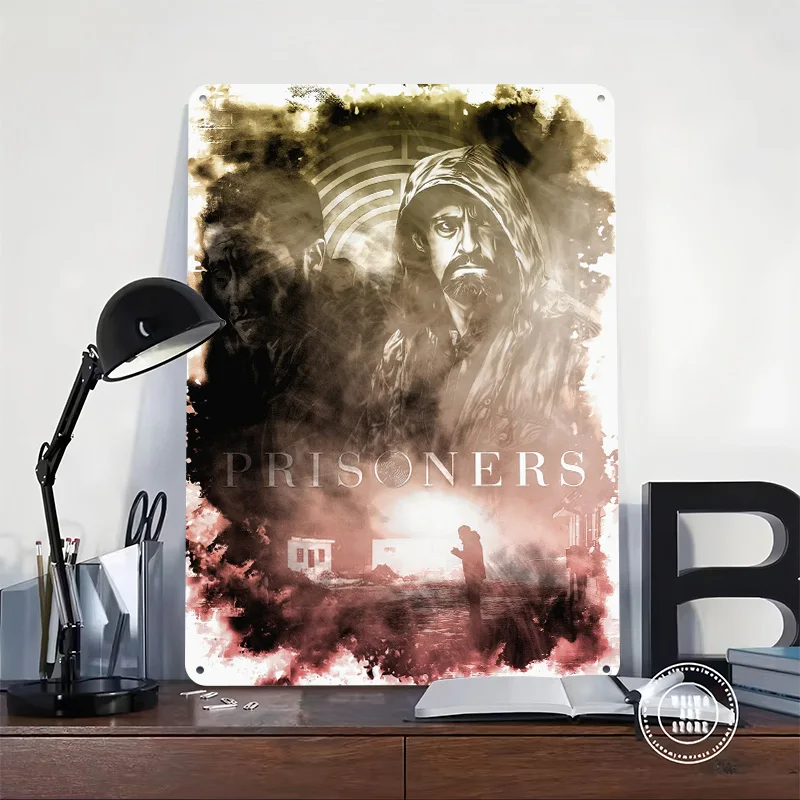 Prisoners Movie Printed Poster Customized Retro Wall Art Vintage Metal Tin Signs for Gaming Decoration Room Custom Plate House