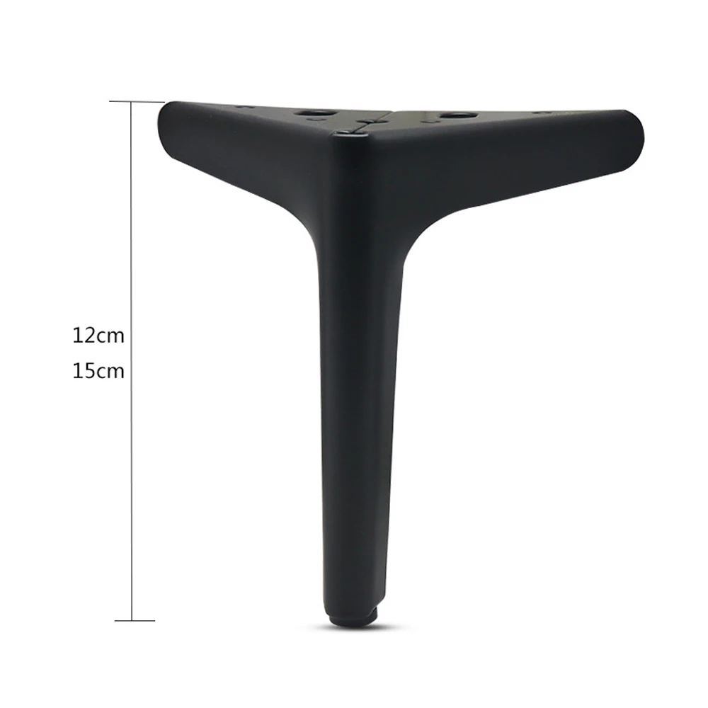 4Pcs Sofa Legs Metal Furniture Legs for Hardware Replacement Coffee Table Bedside Cabinet Foot Support Feet Height 12/15CM