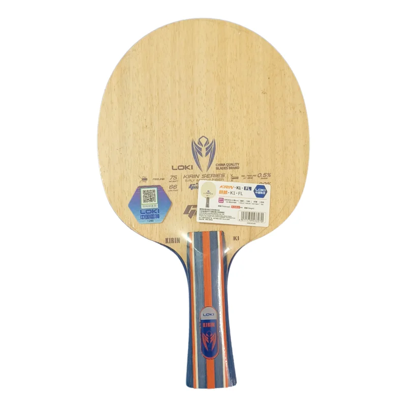 LOKI KIRIN K1 Table Tennis Blade 7 Ply, 5 Wood + 2 Carbon Fiber Ping Pong Blade Professional Training Racket Blade for Beginners