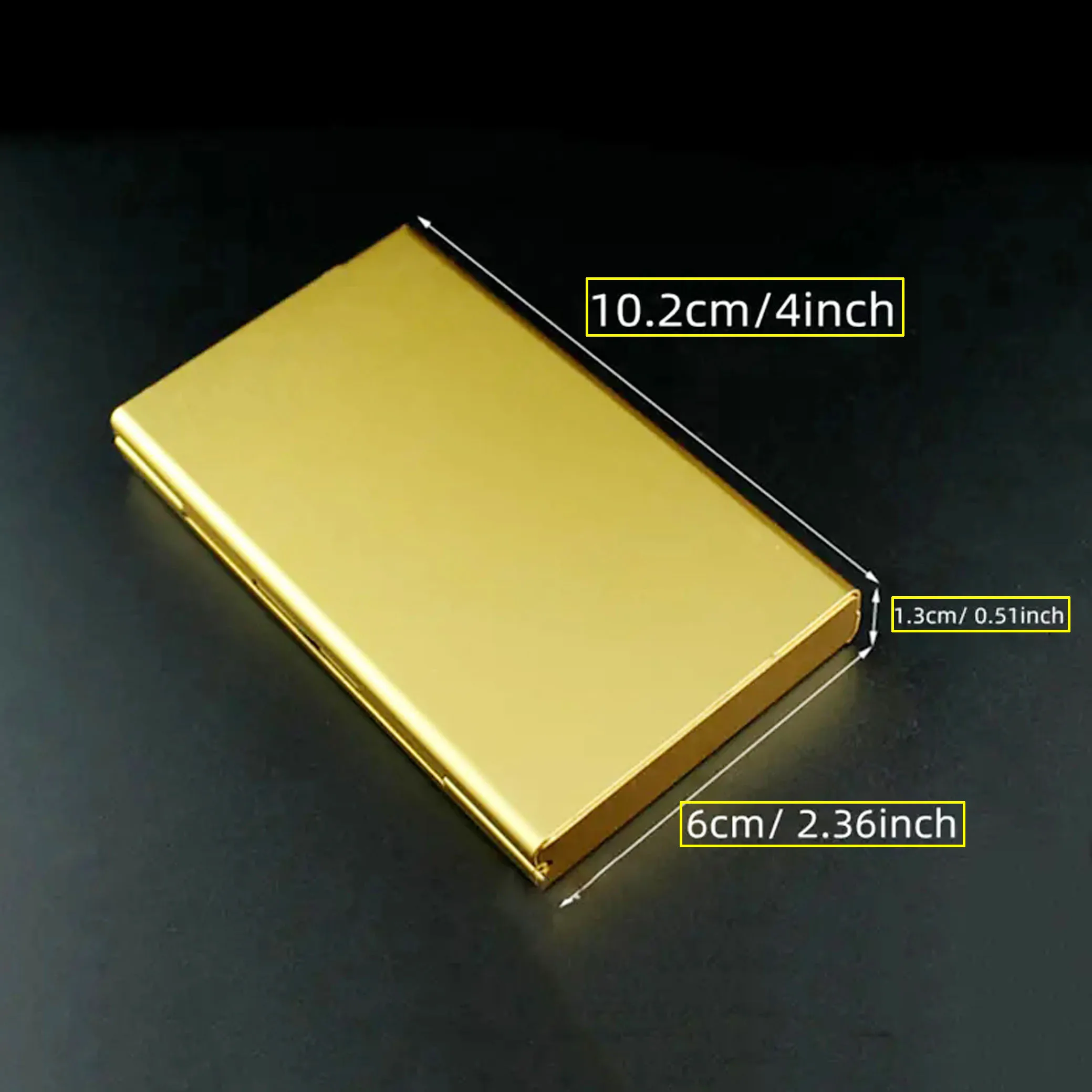 Ultrathin Metal Cigarette Gift Box For Women&Men Smoking Tobacco Case Cigar Holder Pocket Storage Container