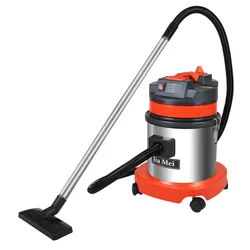 15L Household Vacuum Cleaner Vacuum Cleaner Wet and Dry Vacuum Cleaner Stainless Steel Bucket Type