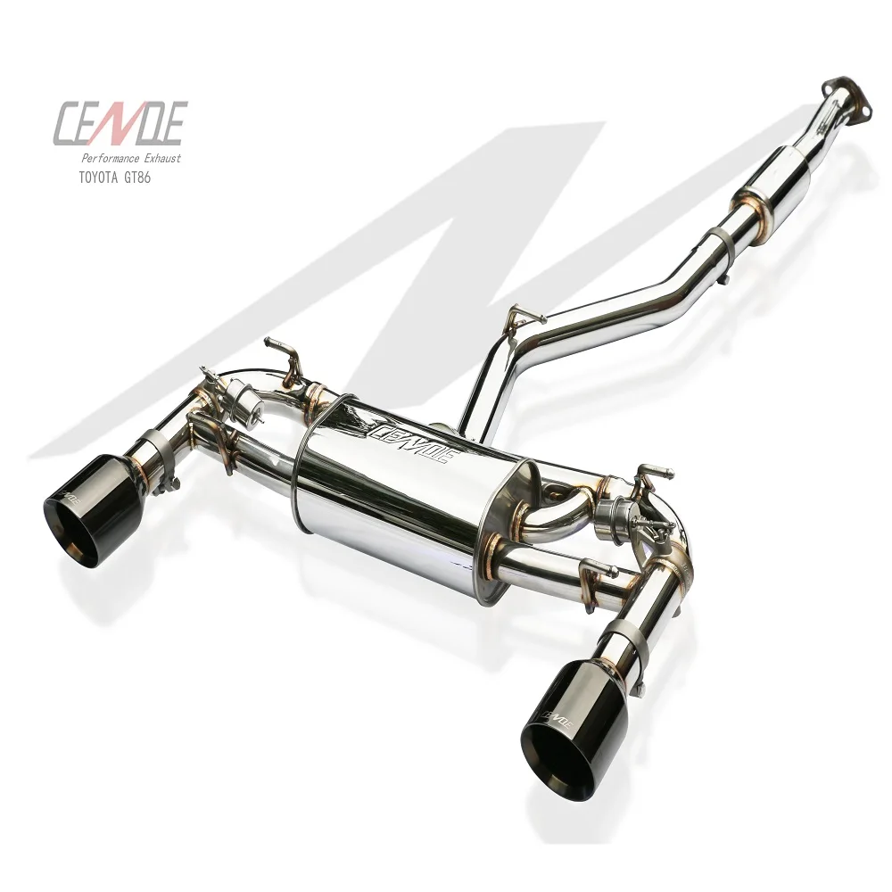 CENDE Performance catback electric valve BRZ exhaust system for toyota gt86 exhaust