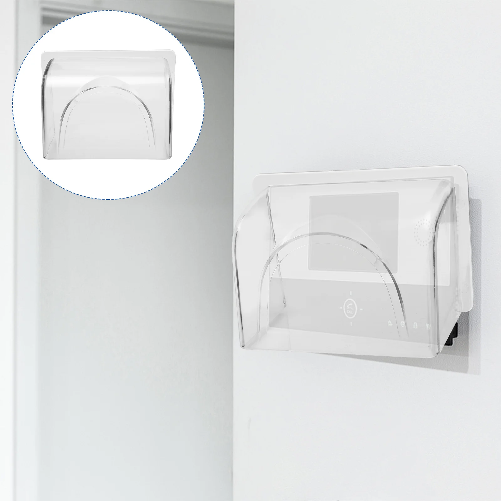 

1Pcs Attendance Machine Cover Waterproof Access Control Machine Protective Rain Cover Outdoor Use Attendance Protector