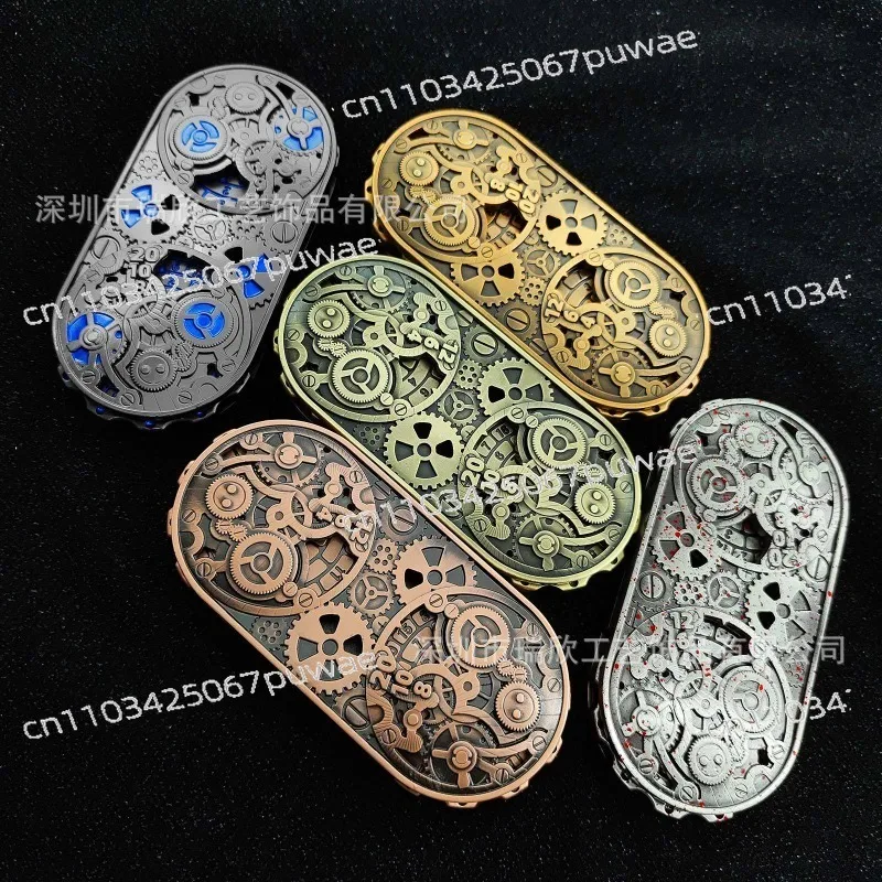 7-in-1 Metal Dice Spinner DND - Dual Rotary Disc Polyhedral Dice Set for D&D RPG Cthulhu - Tabletop Game Accessories