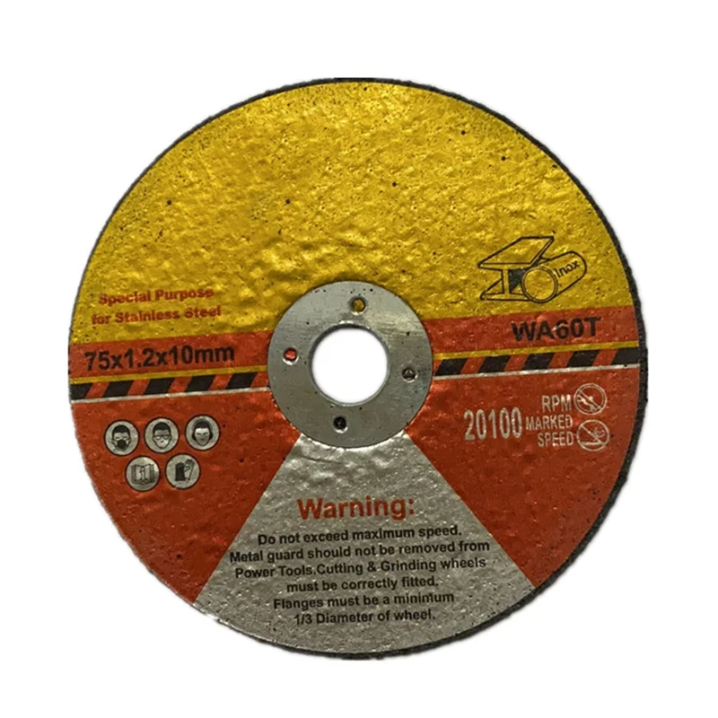 PORK-8 шт. 75 мм режущий диск для угловой шлифовальной машины диаметром 10 мм, металлическая циркулярная пила, шлифовальный круг с плоской лоскутой, шлифовальные подушечки, инструмент