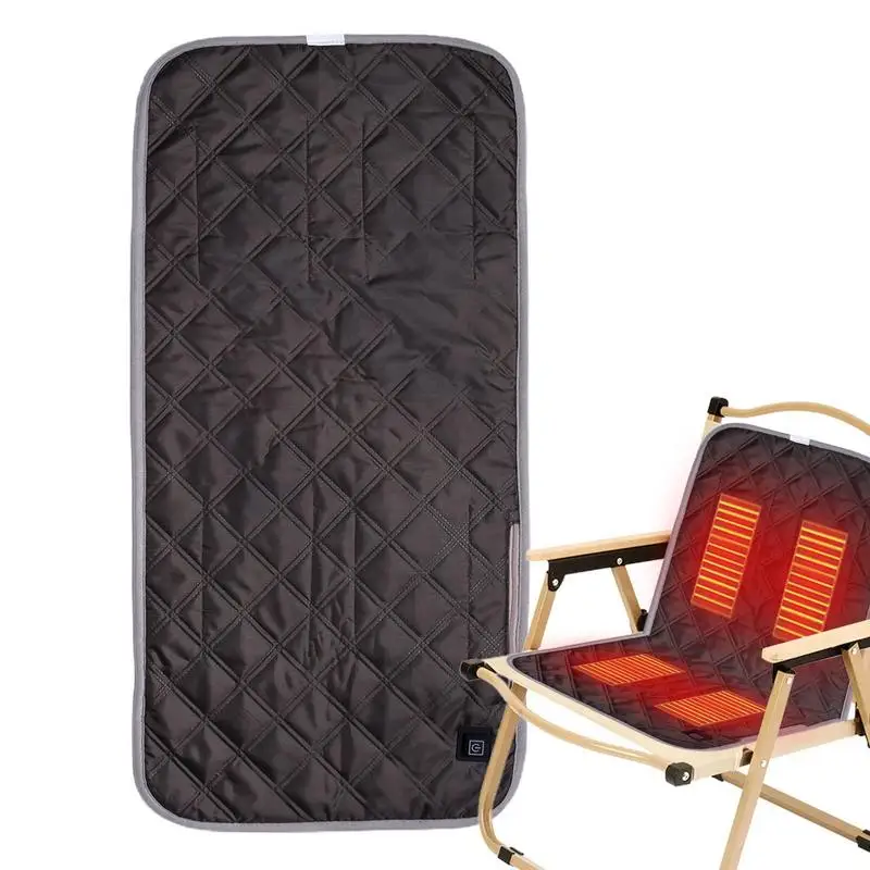 Portable Winter Heated Chair Cushion USB Powered Seat Cushion With 3 Heating Modes For Camping Home Hiking Car Fishing