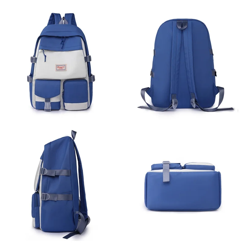 Mochila impermeable de nailon para mujer, bolso escolar de gran capacidad, mochila de viaje de ocio, diseñador de alta calidad