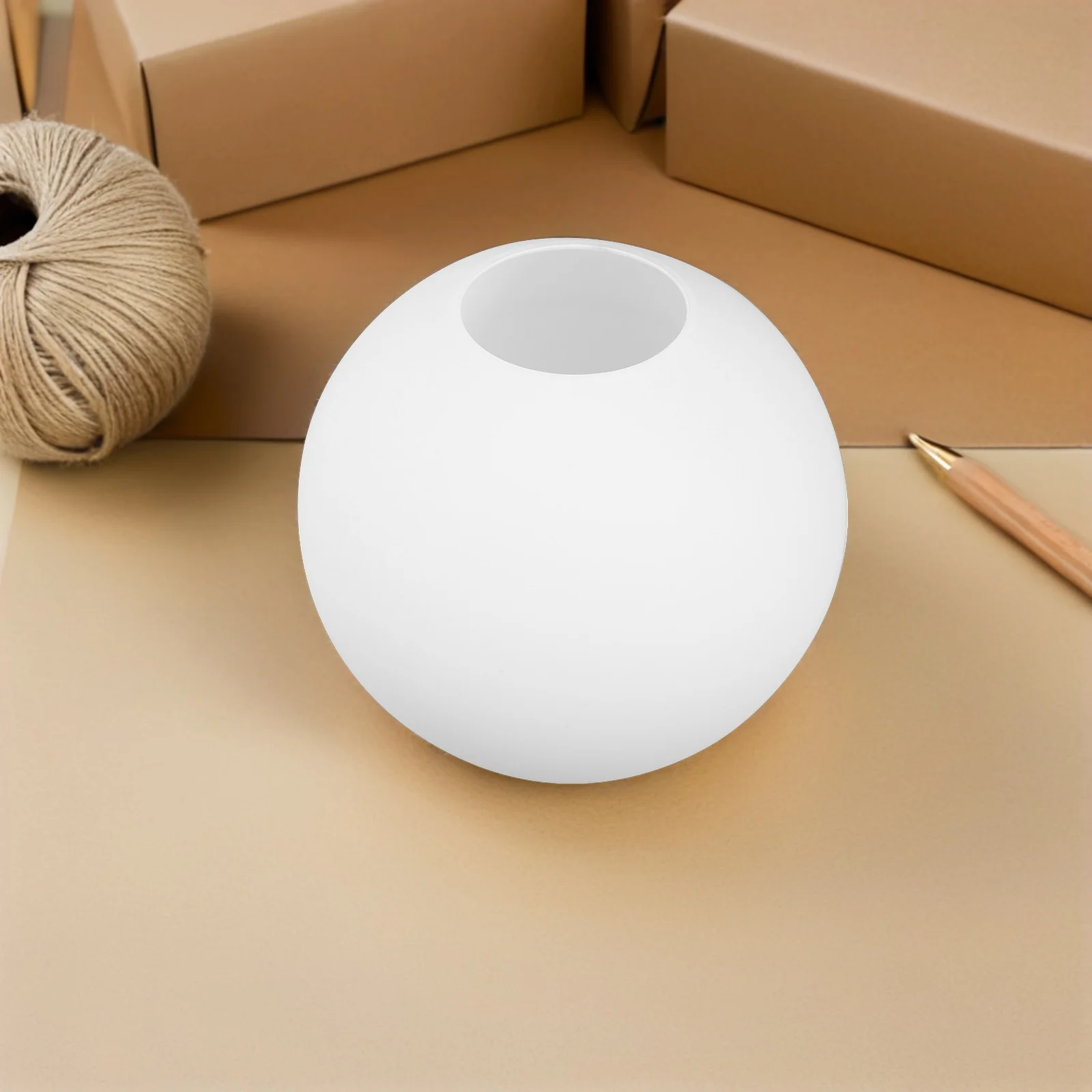 

5-6cm Opening Frosted Glass Shade Stylish Lighting Fixture Replacement Modern Lampshade for Living Room Bedroom Hallway