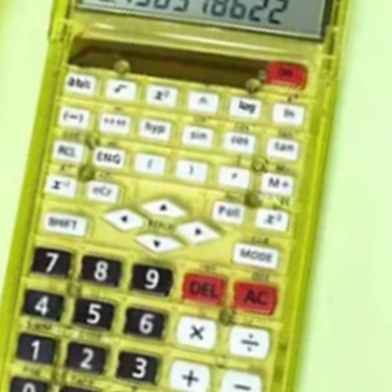 B49B-Funzioni Calcolatrice scientifica di ingegneria Display a 2 linee con bussole goniometro Calcolatrice multifunzione