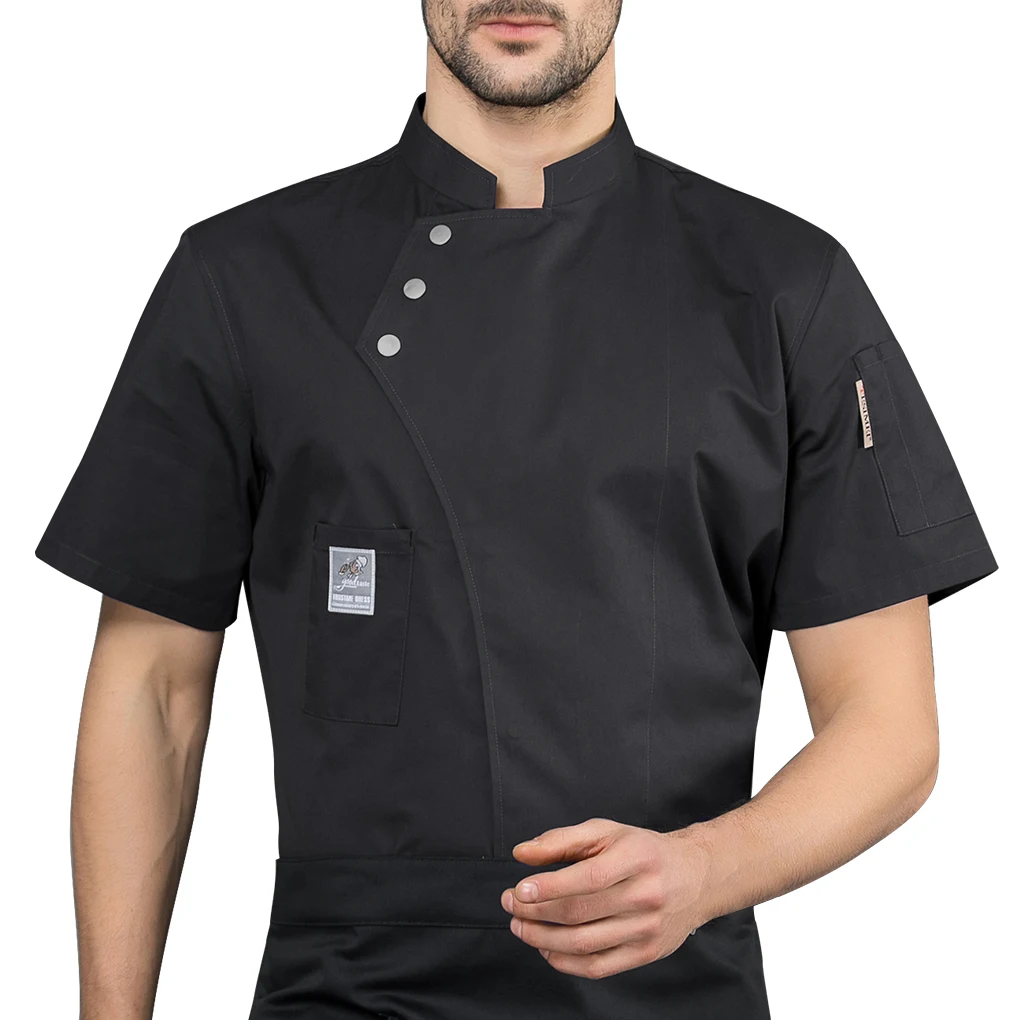 Chef Jacket Cotton Kitchen Apron Clothes Kitchen Supplies for Hotel