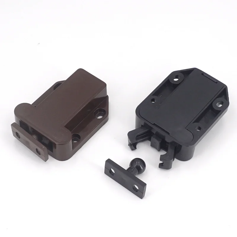 2/4/8 Pack Furniture Hardware Non-Magnetic Touch Latch Push Open Catch for Cabinet Cupboard Wardrobe Doors