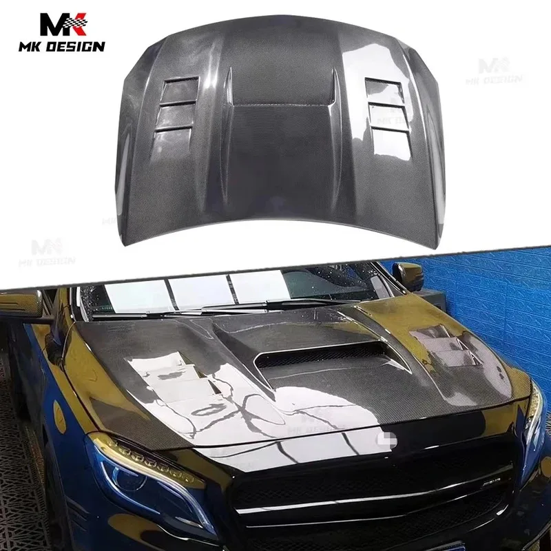 

FOR Real Carbon Fiber Front Bonnet Engine Hood for 2014-2017 GLA45 X156 Hood Cover Auto Part Carbon Bonnets