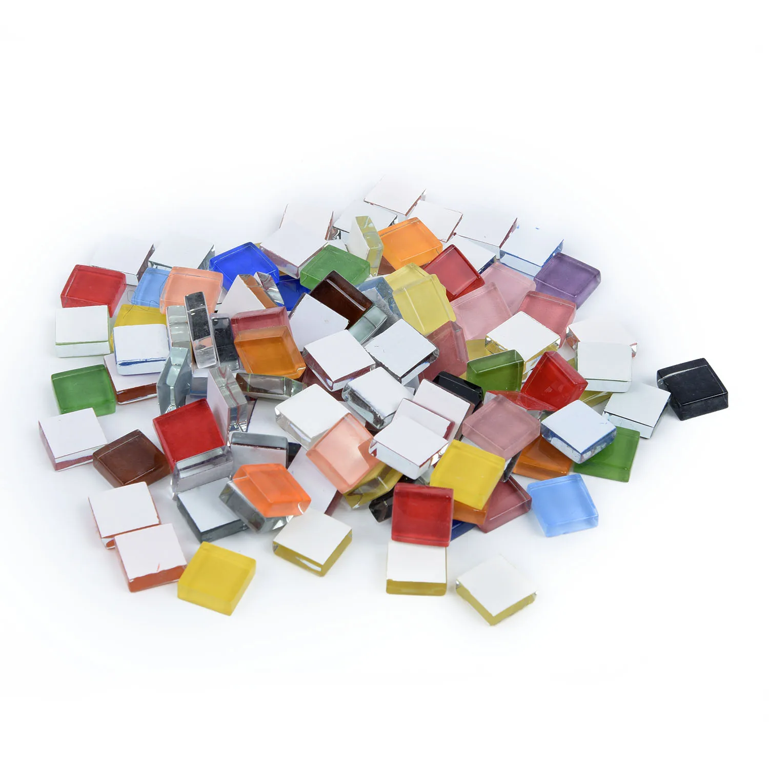 

Fashion Mosaic Tiles Multi Colors 1cm x 1cm Craft Supply Accessories DIY Hand High Quality Replaces Assortment