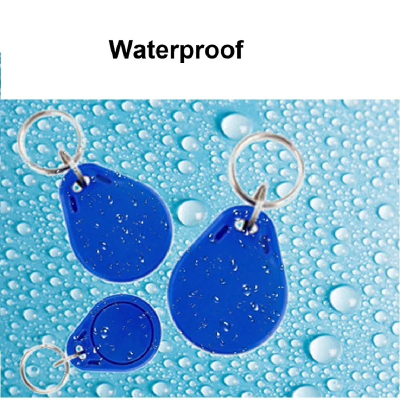 5Pcs 10Pcs 100Pcs Blue 13.56MHz IC RFID Keyfob Smart Contactless Card Tag Token Access Control Door Entry Attendance System