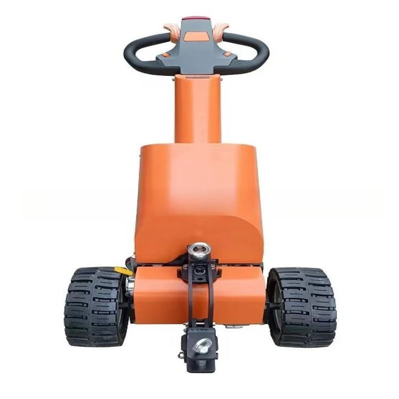 Walking electric tractor, baggage rack electric traction handling
