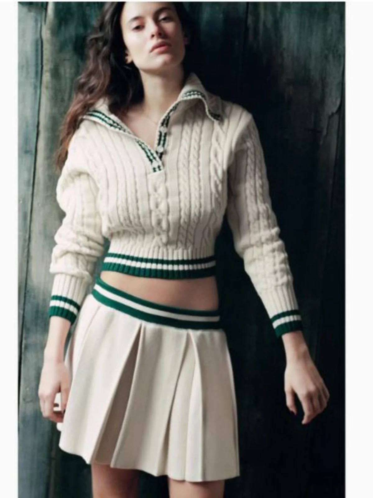 

Новое поступление весны 2025, женский вязаный длинный свитер свека, маленький ароматный трикотаж с восемью нитками и воротником