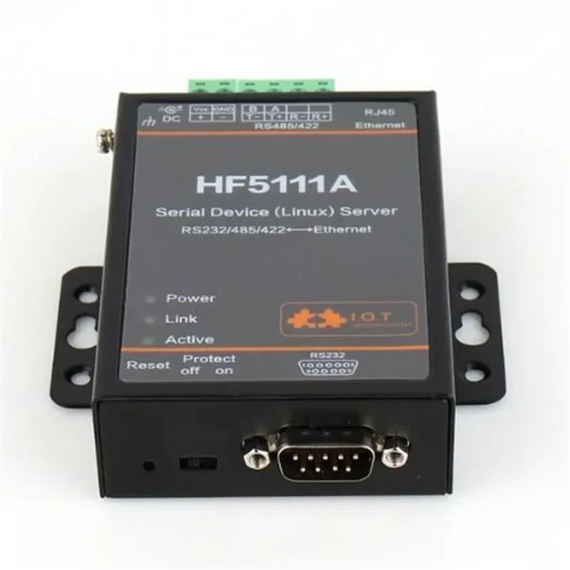 1 unids/pack módulo Wifi 5111A RJ45 RS232/485/422 a Ethernet Linux puerto serie servidor convertidor dispositivo Industrial