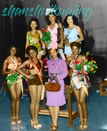 12 Gorgeous Women African American Beauty Pageants 1950s 8 x 10 Photo