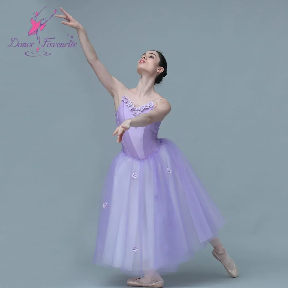 Dance Favourite Ballet Tutus 20158 Purple Romantic Long Ballet Tutu Performance Dance Costumes Ballet Tutu