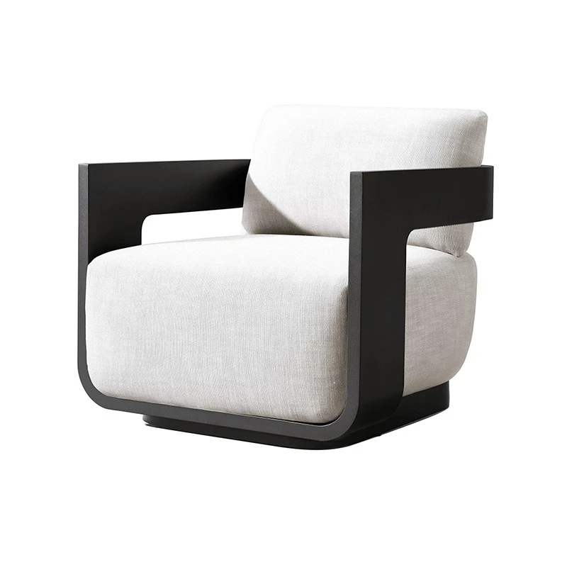 Nordic outdoor sofa teak courtyard outdoor leisure furniture group