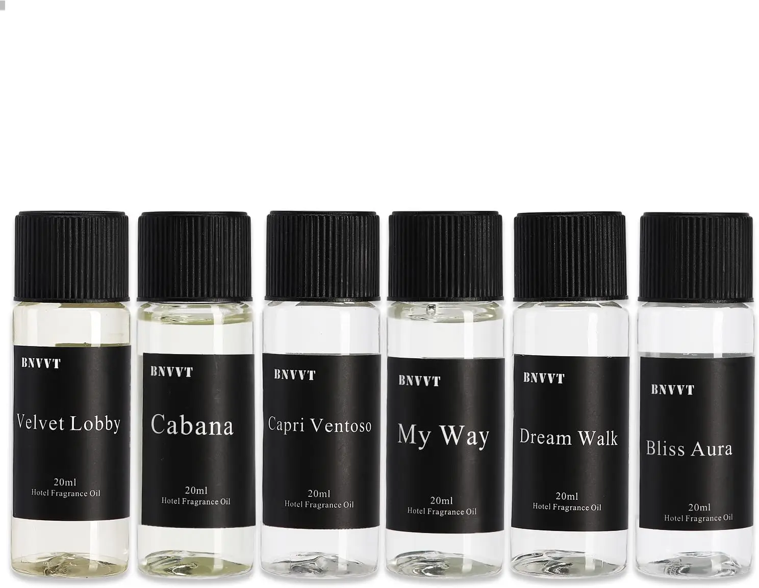 

Hotel Diffuser Oil Fragrance Oil Set (6 x 20ml) – Luxury Aroma Oils for Diffuser, Inspired by Iconic 5-Star Hotels – Premium