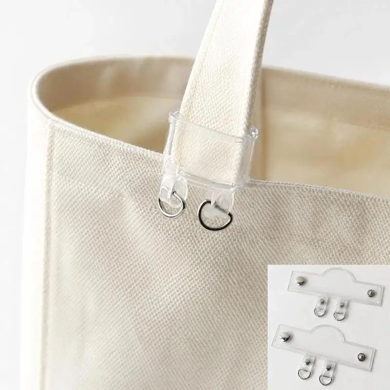 5pcs High Quality PVC Bag Strap Extension Buckle Transparent Backpack Buckle Snap Clasp Clip Luggage Accessories