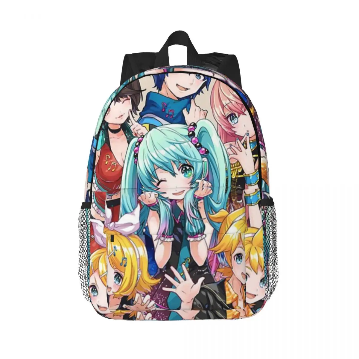 Vocaloid Poster Neuer modischer Muster-Schultaschendruck, leichter Rucksack, 38,1 cm