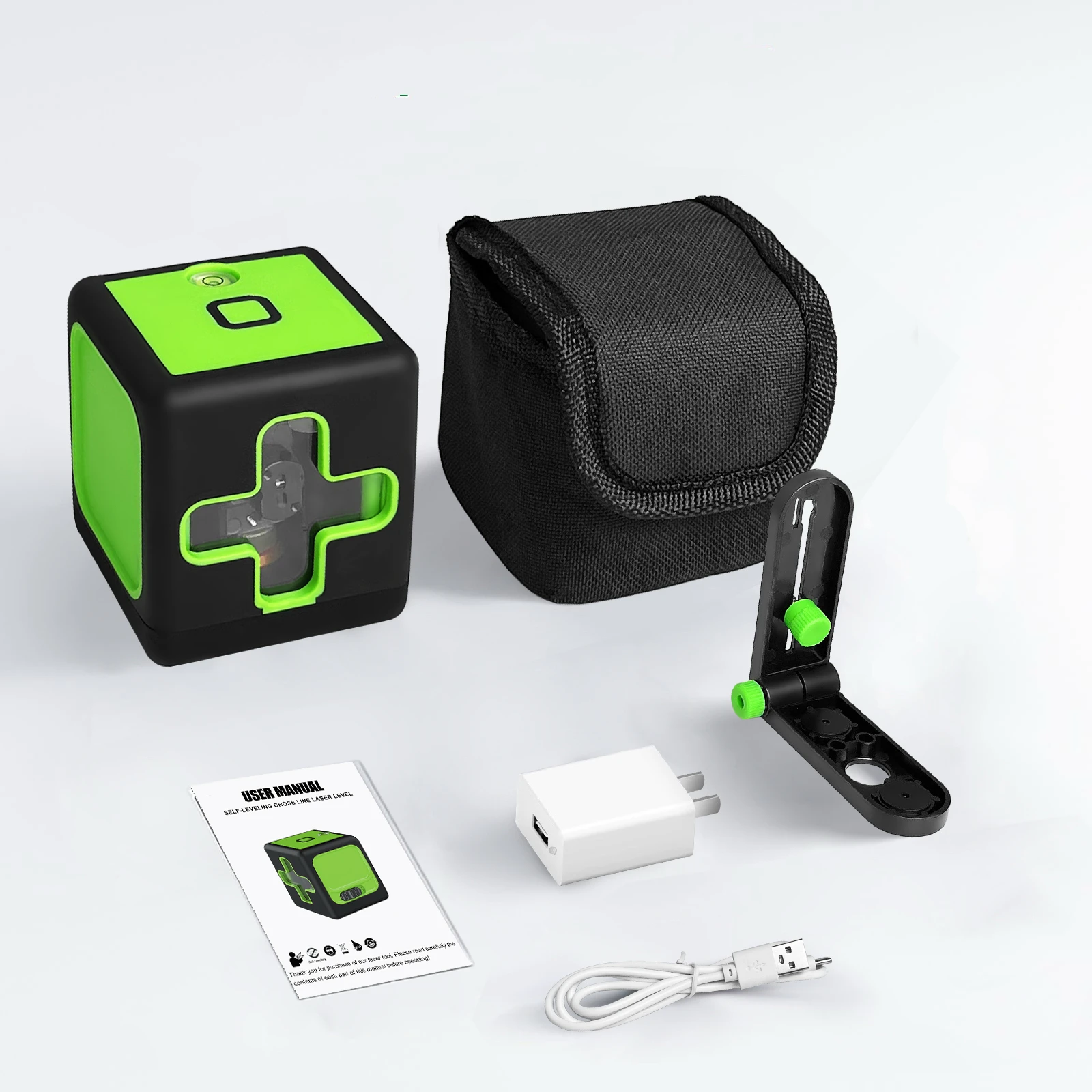 

Factory-Priced Self-Leveling Green Beam Laser Level Popular 2 Lines for Construction Cross Line Laser Level