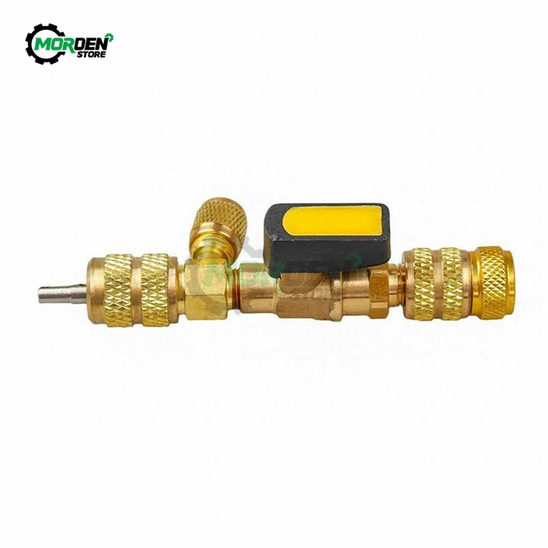 Outil d'installation de dissolvant de noyau de Valve, outil à main de double taille SAE 1/4 & 5/16 pour R404A R407C R134A R12 R32 cvc